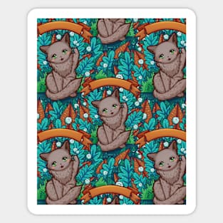 Kitty Final Boss Pattern Sticker